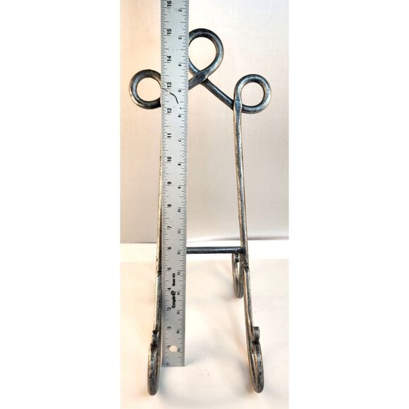 Decorative Metal Easel Stand For Art Photos & Displays - Antique Silver Finish - - Picture 8 of 9